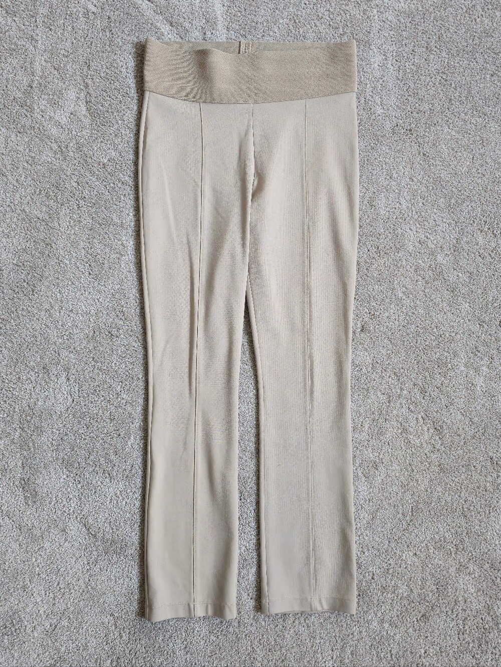 Nygard Slims Peter Nygard Tan Ankle Pants Pintuck Seam High Rise Medium 10-12